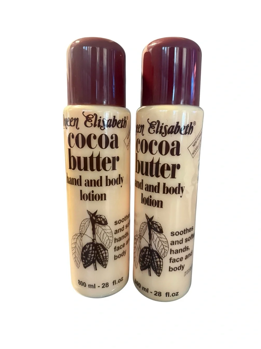 Elizabeth Cocoa Butter Hand & Body Lotion 800ml 28 fl.oz -(2pcs)